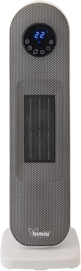 Bimar Termoventilatore Wi-Fi Colonna AMA10 Ceramica Controllo Vocale Timer 12h Basso Consumo