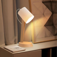 ZMH Lampada da tavolo country moderna con cavo interruttore a levetta per soggiorno