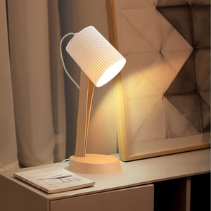 ZMH Lampada da tavolo country moderna con cavo interruttore a levetta per soggiorno