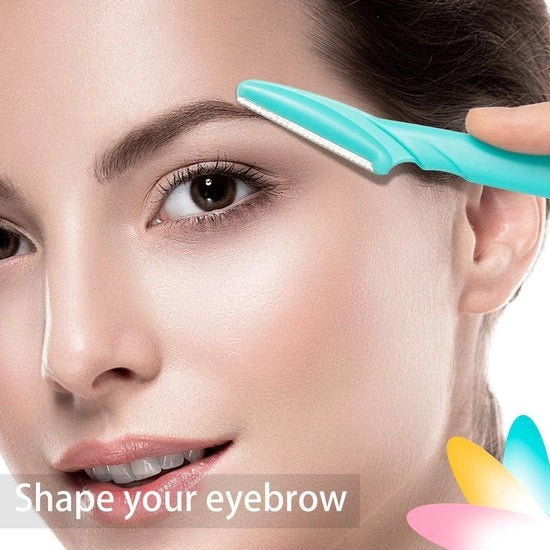 Dermaplaning per il viso - Strumenti rasatasi per il viso femminile - Depilazione viso per donne - Rasatura sopracciglia femminile - Rasatasi per il viso -