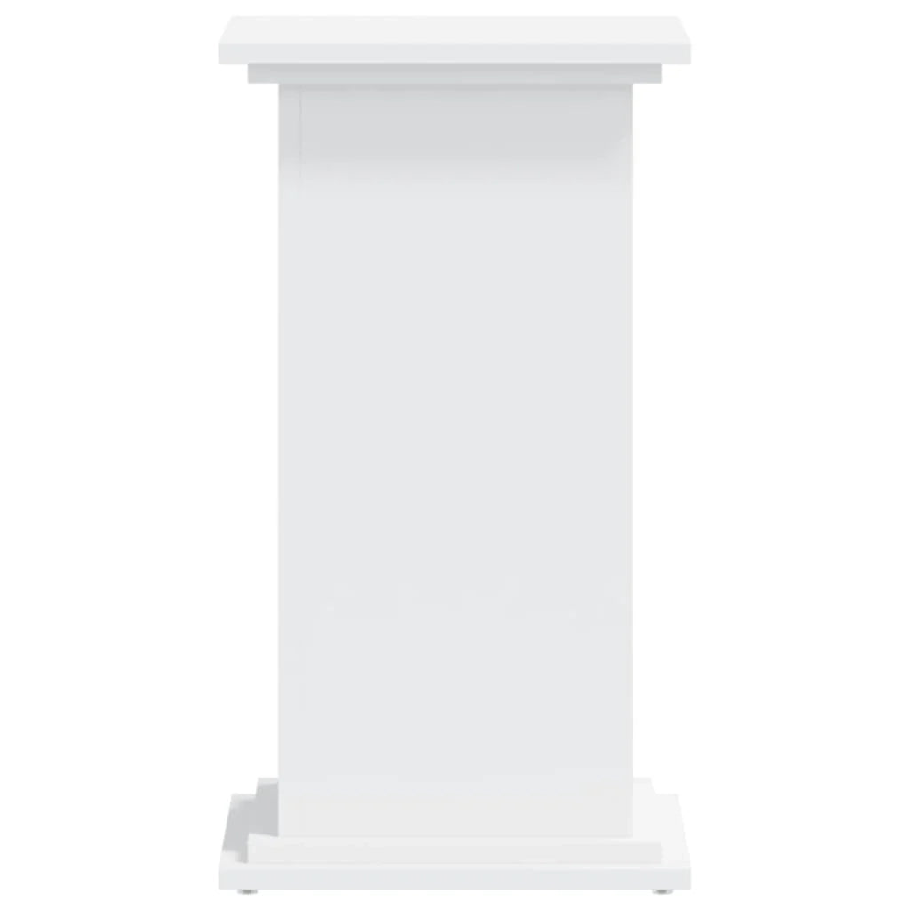 Portavasi mobiletto per fiori 33 x 33 x 60 cm legno ingegnerizzato bianco 02_0045148