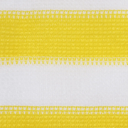 Paravento da Balcone-Pannello per balcone Giallo e Bianco 120x600 cm in HDPE