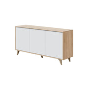 KIT CREDENZA 3 ANTE 154X40X75H ROVERE BIANCO- 1,0 pz