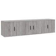 Set Mobili Porta TV 3 pz | Armadietto TV | Mobile Porta TV Grigio Sonoma in Legno Multistrato