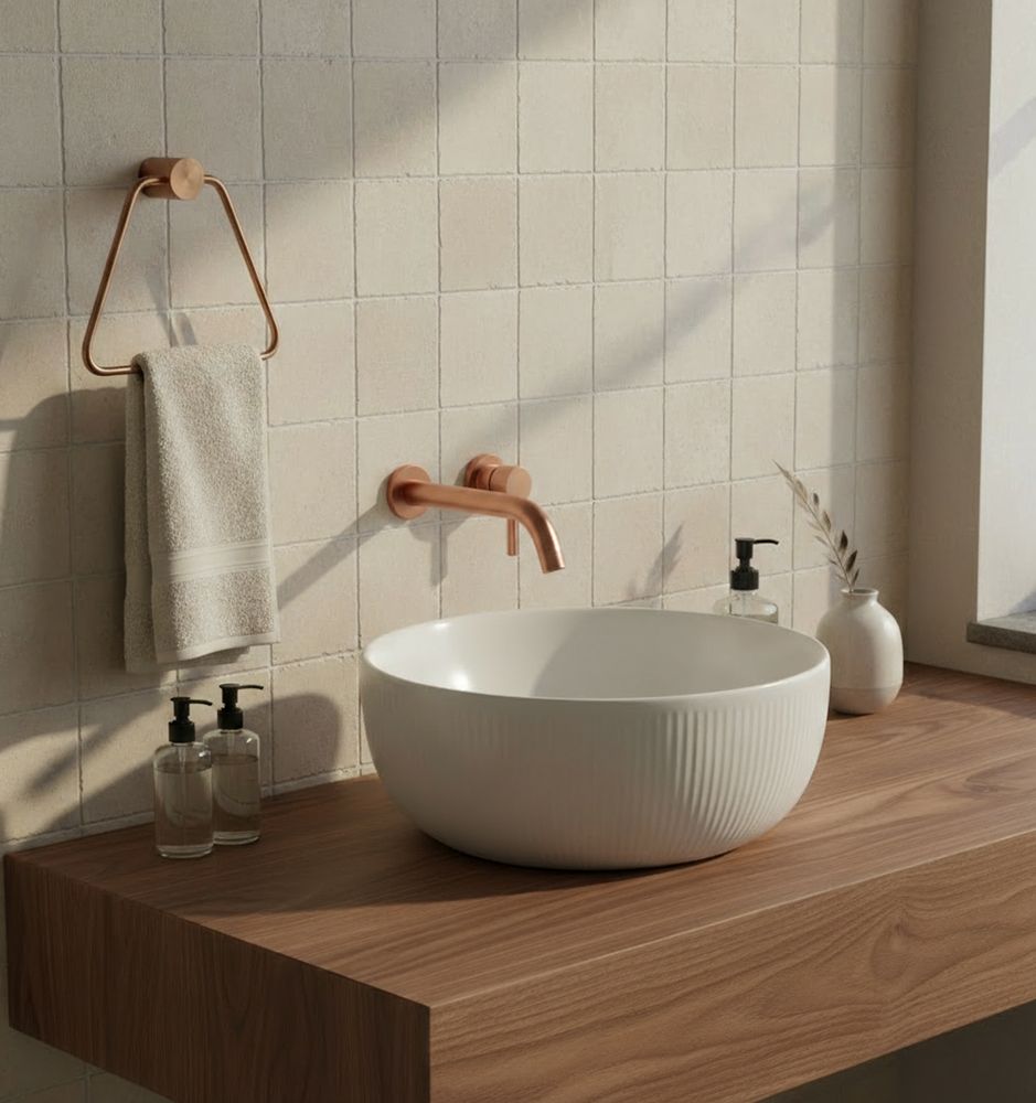 Portasciugamano Da Bagno Tomi 5810 Brush Copper