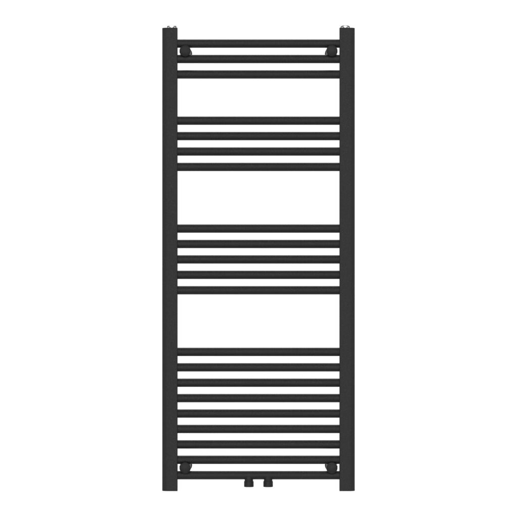 Radiatore scaldasalviette da bagno acciaio 120 x 50 cm nero 03_0010416