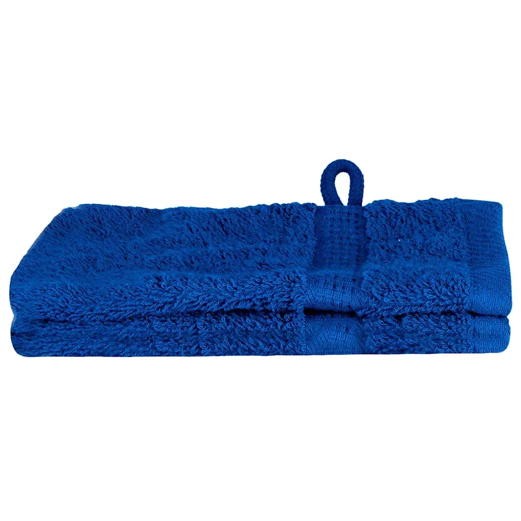 Asciugamano per Ospiti SOLUND 2 pcs Blu 15 x 21 cm 550 gsm 137176