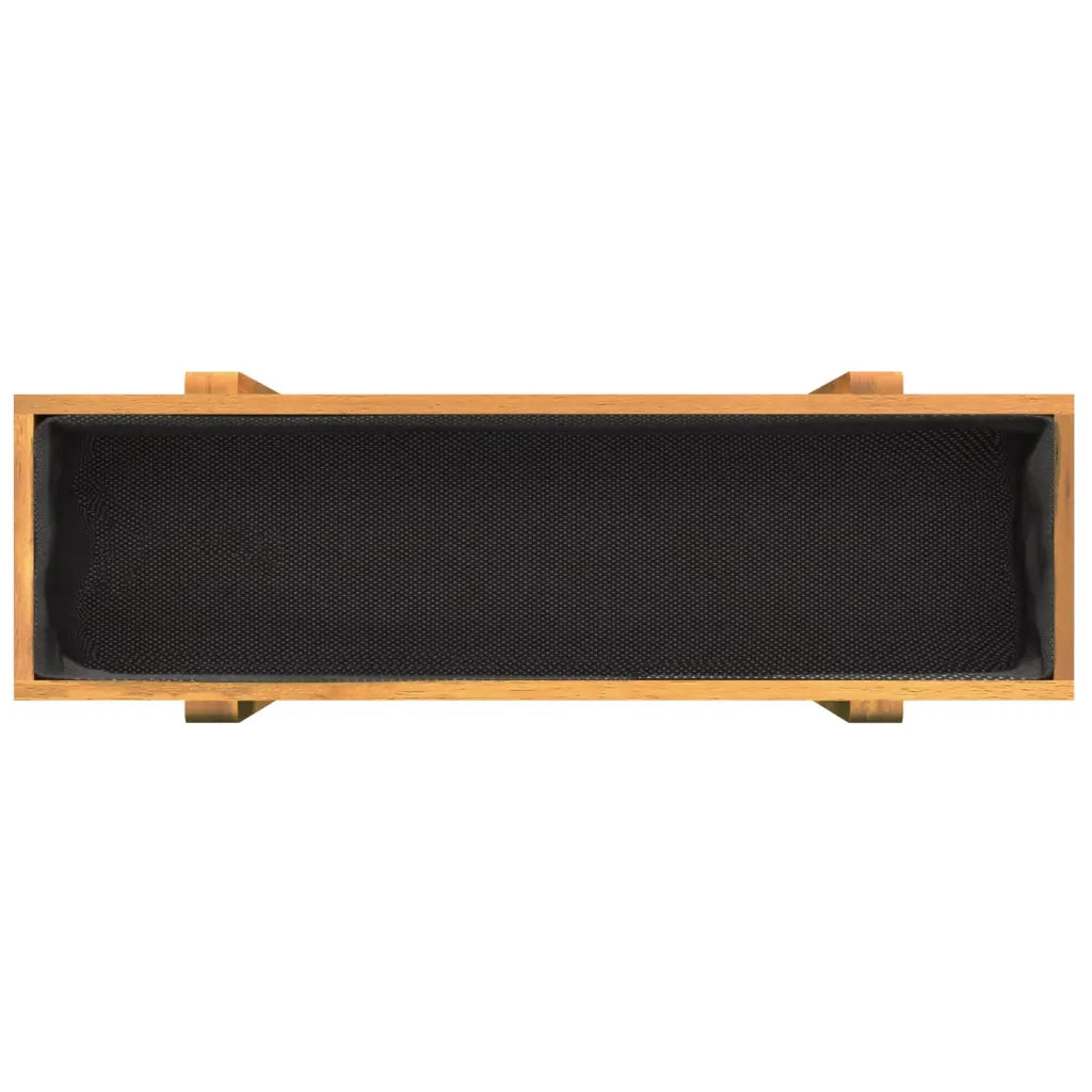 Fioriera Rialzata da Giardino 90x30x75 cm Legno Massello Acacia