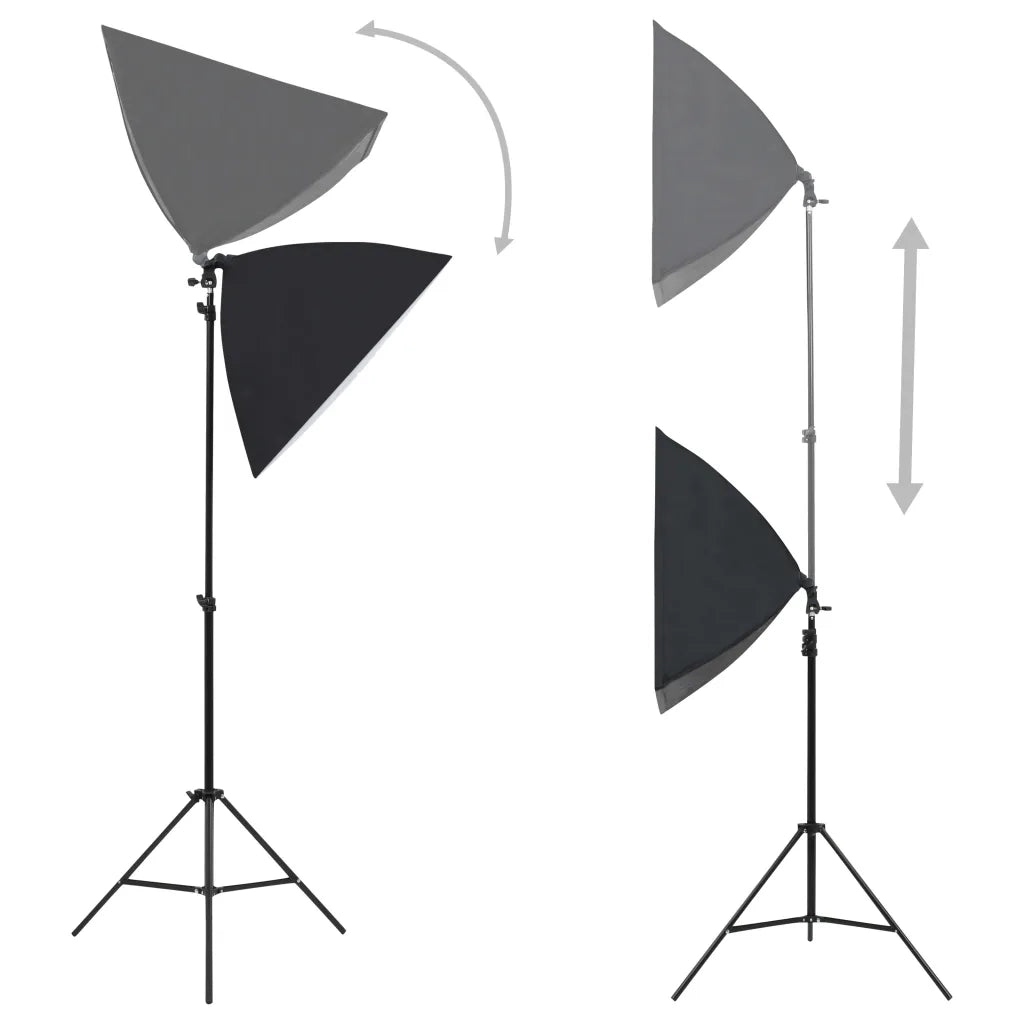 Kit per Studio Fotografico con Luci Softbox e Fondale CFW9315951
