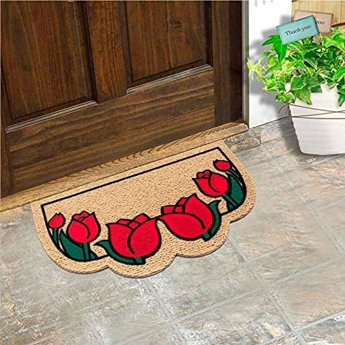 Zerbino Ingresso Antiscivolo Asciugapassi Interno Esterno Assorbente Semiluna 40X70 cm Dis.E