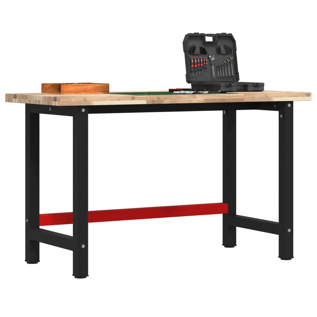 Banco da Lavoro 140x60x83 cm Legno Massello Acacia Rettangolare 3309673
