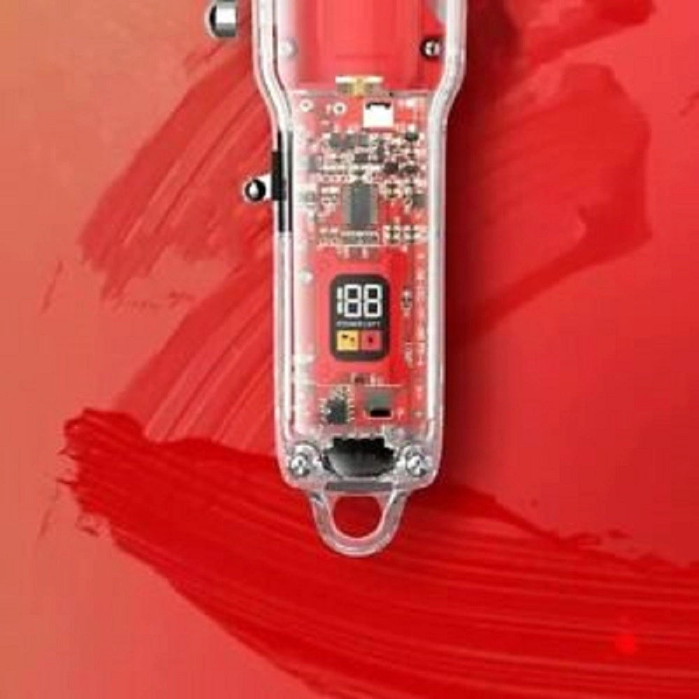 Trade Shop - Taglia Capelli Professionale Tagliacapelli Regola Barba Rasoio Elettrico Qlf63 -
