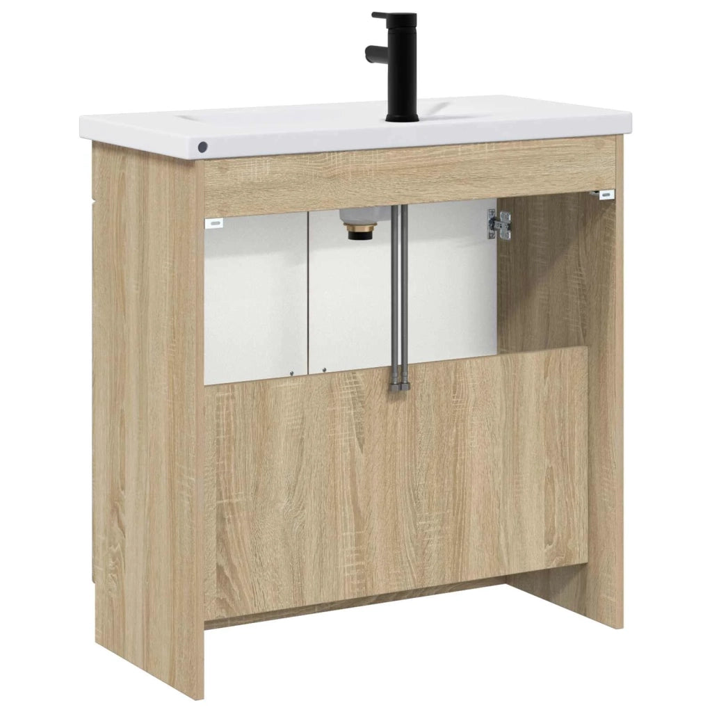 Set di mobili per il bagno Rovere Sonoma 78,5 x 37,5 x 81 cm 3404136