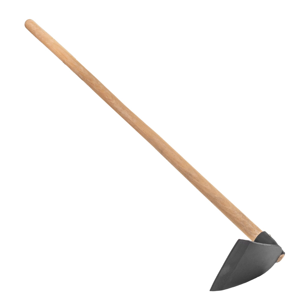 Zappa da giardino forgiata KADAX da 14,5 cm con manico in acciaio di alta qualità per scavare.