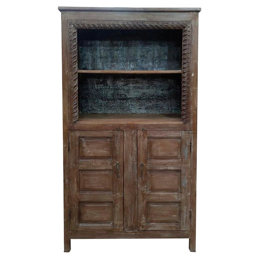 Libreria in legno marrone 107x42x213h