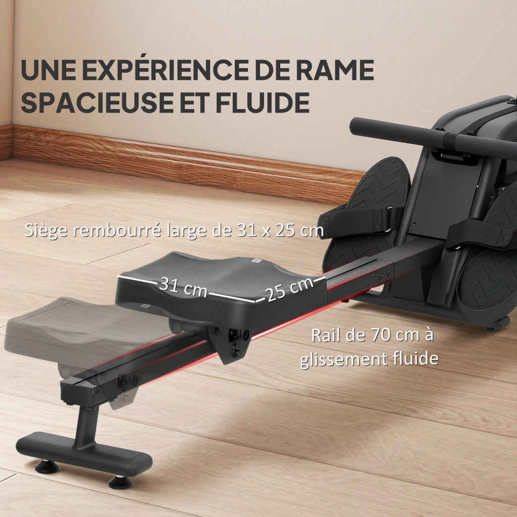 Vogatore ad acqua ¨C zephmum ¨C 170x46x77cm nero