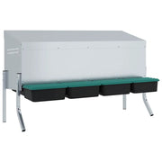 Nido per Galline a 4 Scomparti con Gambe in Acciaio Zincato CFW6865095