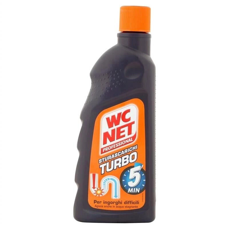 WC NET DISGORGANTE STURASCARICHI FOSSE PROFESSIONAL TURBO 500ML