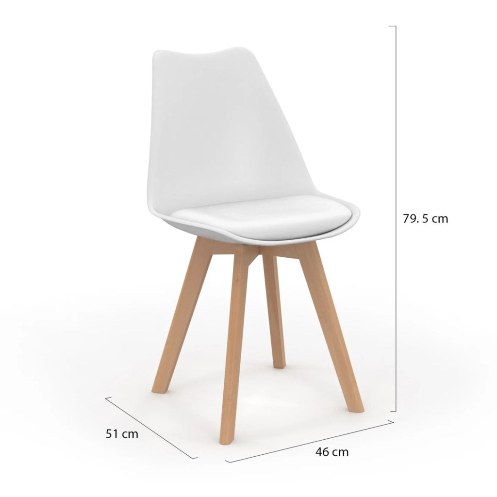 IDMarket - Set di 4 sedie da pranzo grigio scuro, grigio chiaro, bianco e neroSARA
