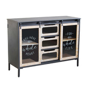 Madia in Acciaio Legno cm 108 5x38 5x79 - RANDOLPH