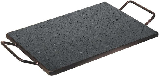 Bistecchiera piastra in ferro per camino barbecue bbq 40x30cm cottura carne 525b