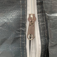 Tendone Garage per Auto Attrezzi 280x240x240 cm in Metallo e Tessuto Polietilene Grigio