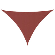 Parasole a Vela Tessuto Oxford Triangolare 4x4x5,8m Terracotta