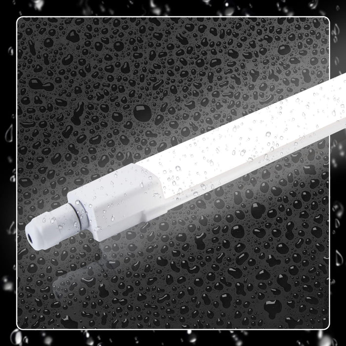 ZMH Lampada da soffitto impermeabile tubo fluorescente 120 cm