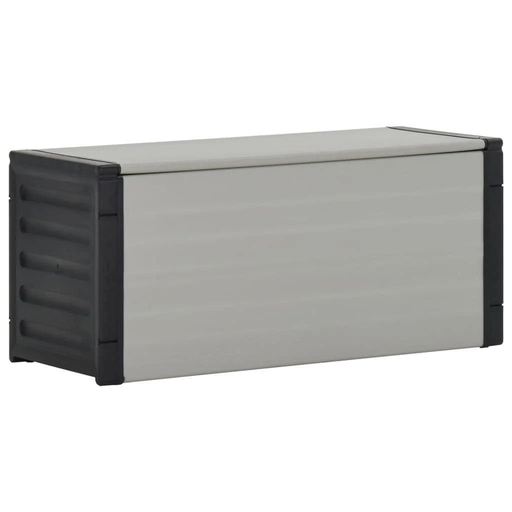 Mobiletto per rifiuti da giardino 85 x 34 x 40 cm grigio 02_0006065