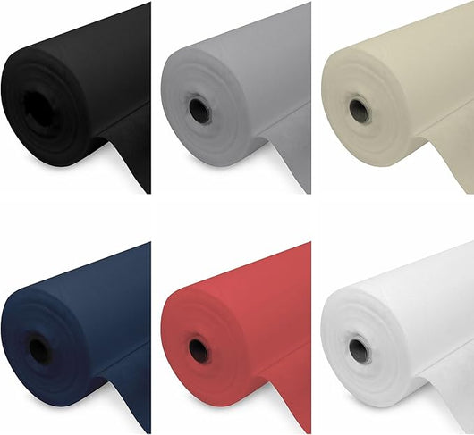 TNT Bianco Tessuto Non Tessuto 100% Polipropilene - Altezza Rotolo 160cm, 70g/mq, Taglio al Metro Lineare