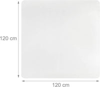 Tappetino salvapavimento trasparente per ufficio 120 x 120 cm 13_0002837_3