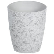 Vaso da fiori alto in pietra per giardino, per interni ed esterni 44x58 cm grigio giardino terrazzo