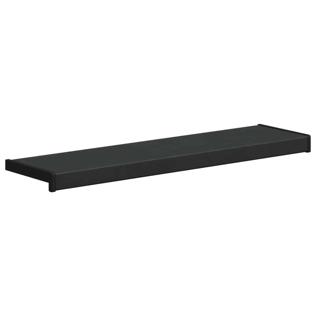 Soglia della Finestra Nero con Venature del Legno PVC CFW1784041