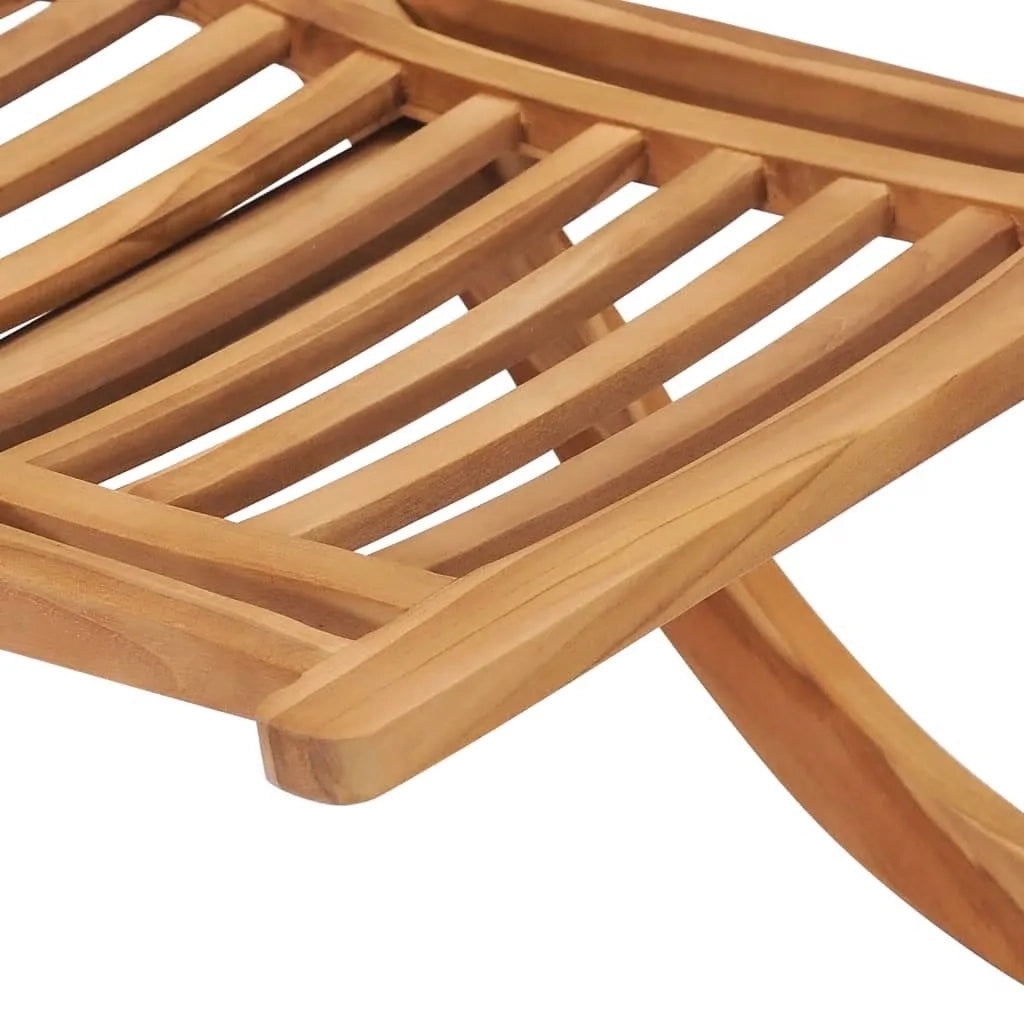 Sedia da Giardino | Sedie da Esterno Pieghevole 50x90x69 cm Legno Massello di Teak