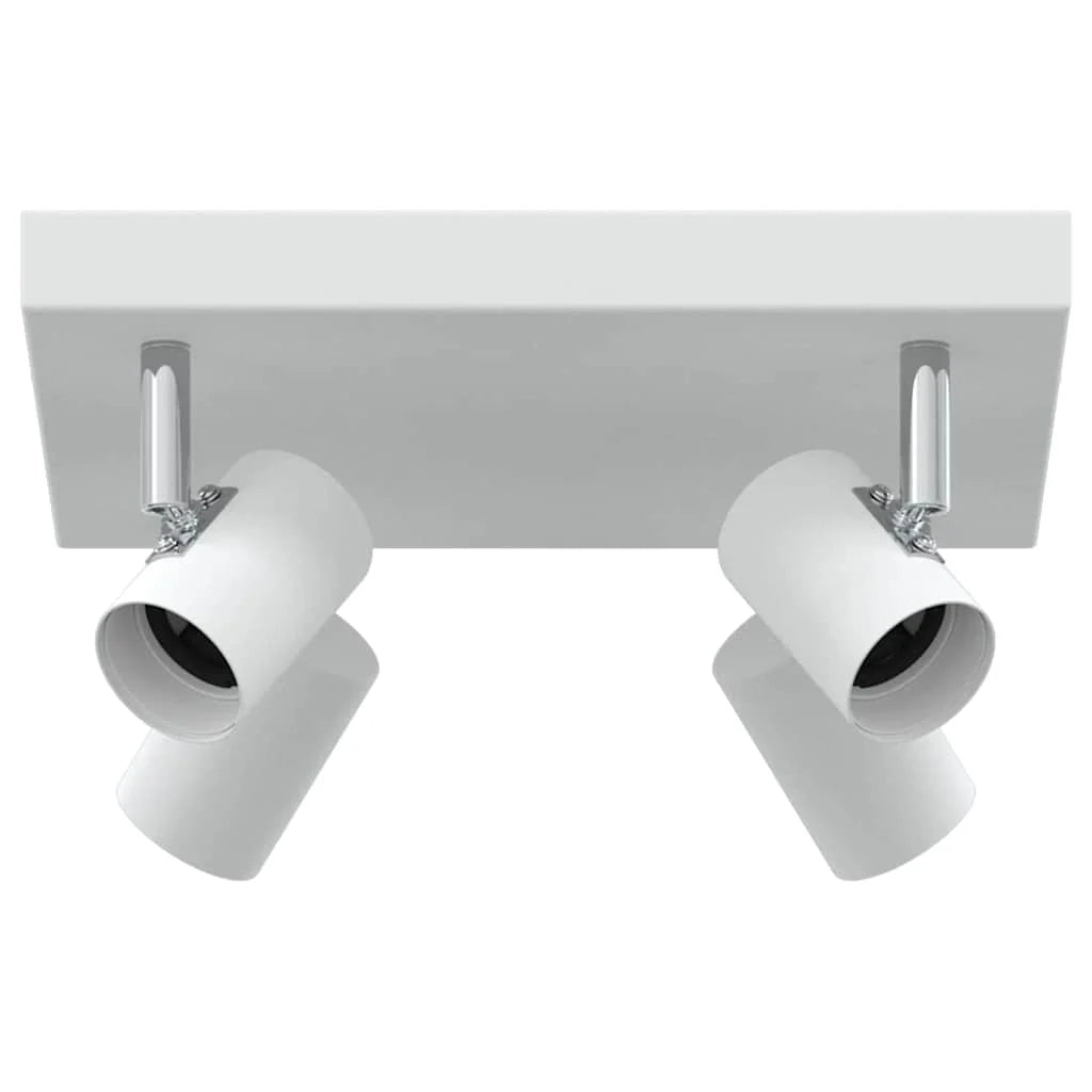 Faretto da soffitto moderno orientabile 26,5 x 26 x 11,5 cm metallo bianco 02_0058295