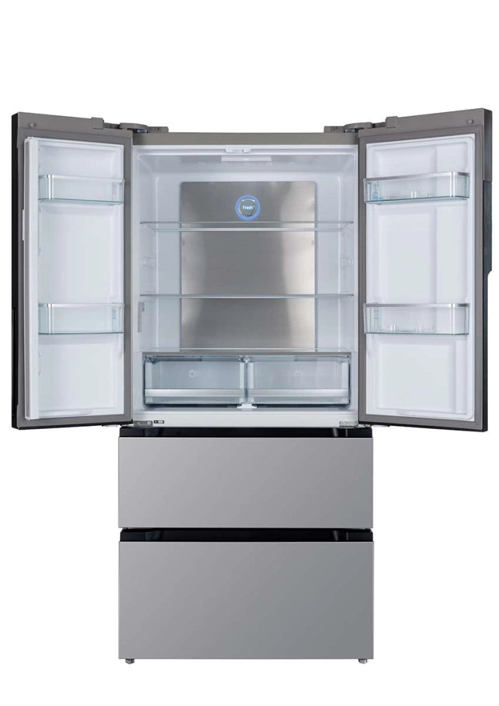 Grf fb83832x frigorifero french door inox frigo con cassettoni motore inverter classe e 436 litri