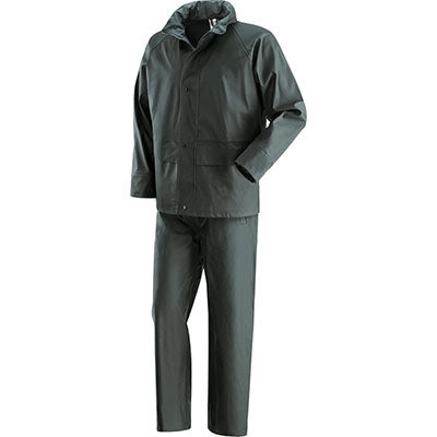 GIACCA + PANTALONE IMPERMEABILE POLIURETANO IGUAZU - VERDE XL- 1 confezioni