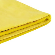 Copri Letto Velluto di colore Giallo per Letto 160 x 200 cm Sfoderabile Lavabile camera da letto