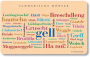 Tavolo da colazione con vocaboli tedeschi