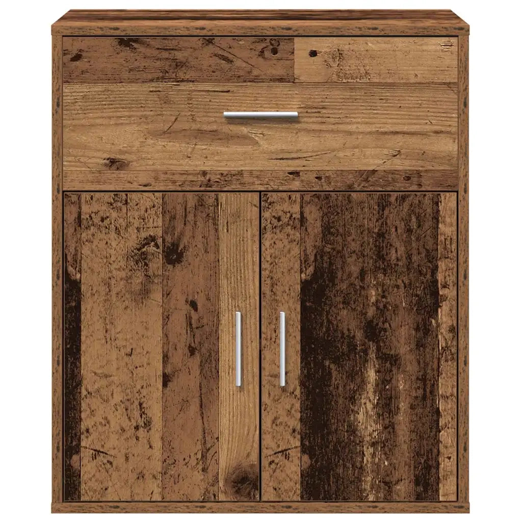 vidaXL Credenza Legno antico 60 x 31 x 70 cm Legno multistrato