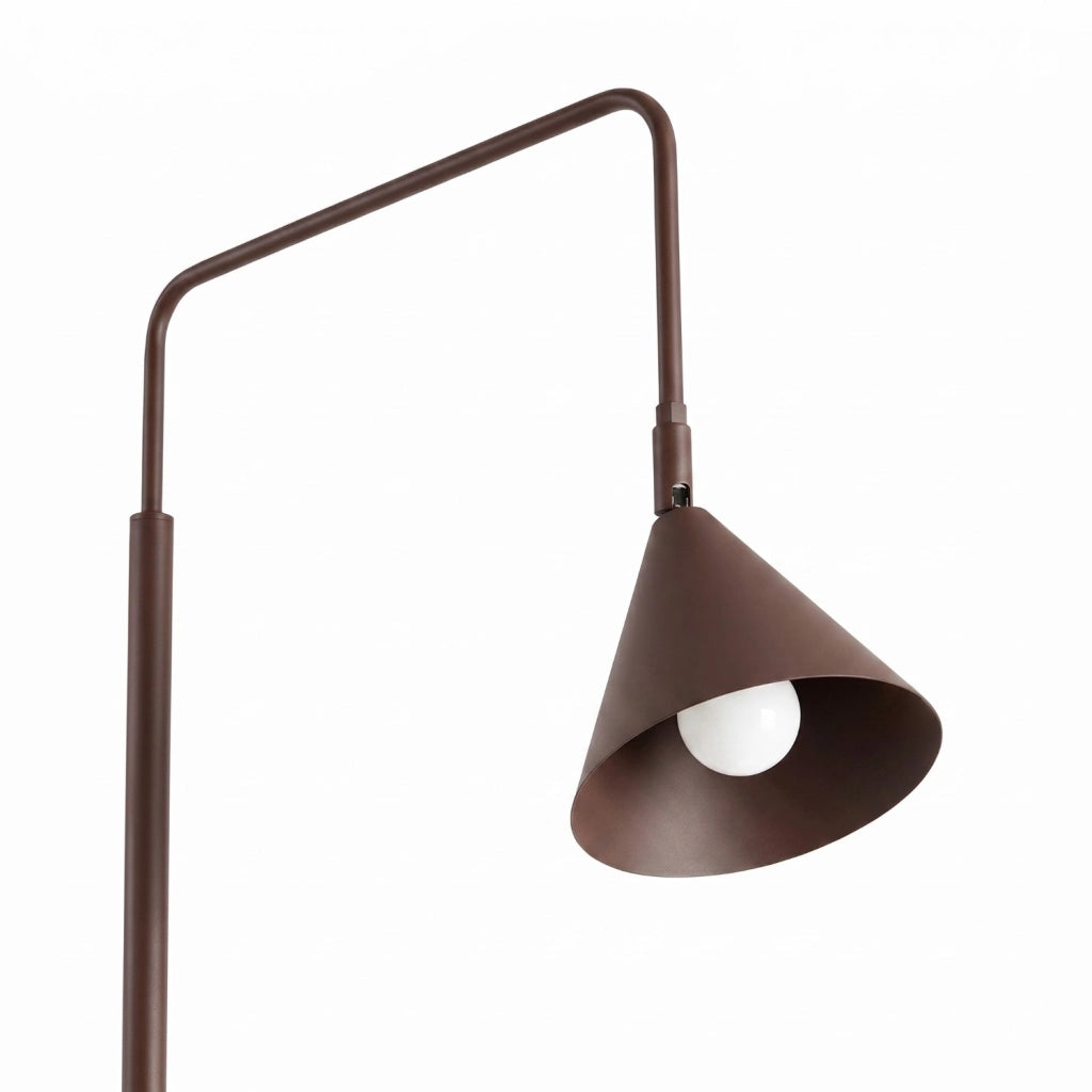 Lampada da terra NOX marrone
