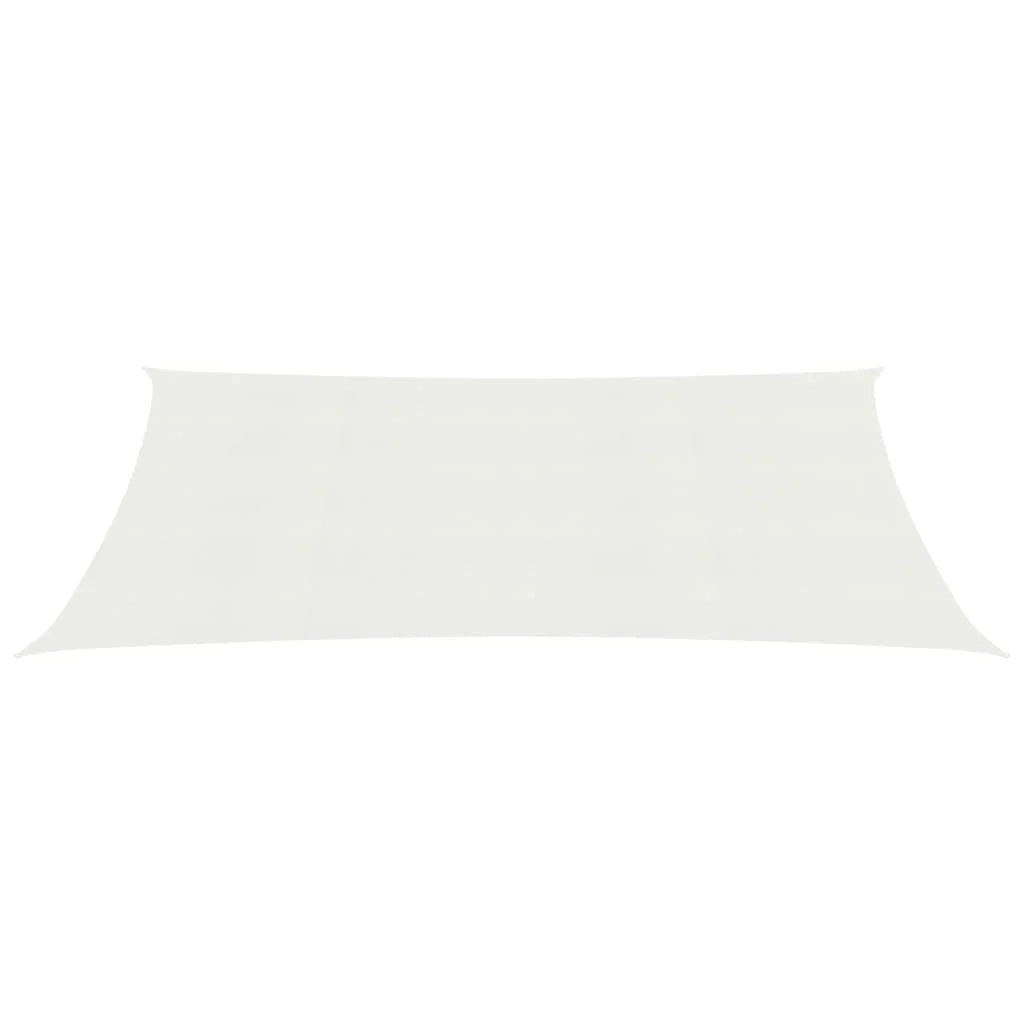 Vela ombreggiante/ombrellone 160 g/m² 2,5 x 5 m HDPE bianco 02_0009003