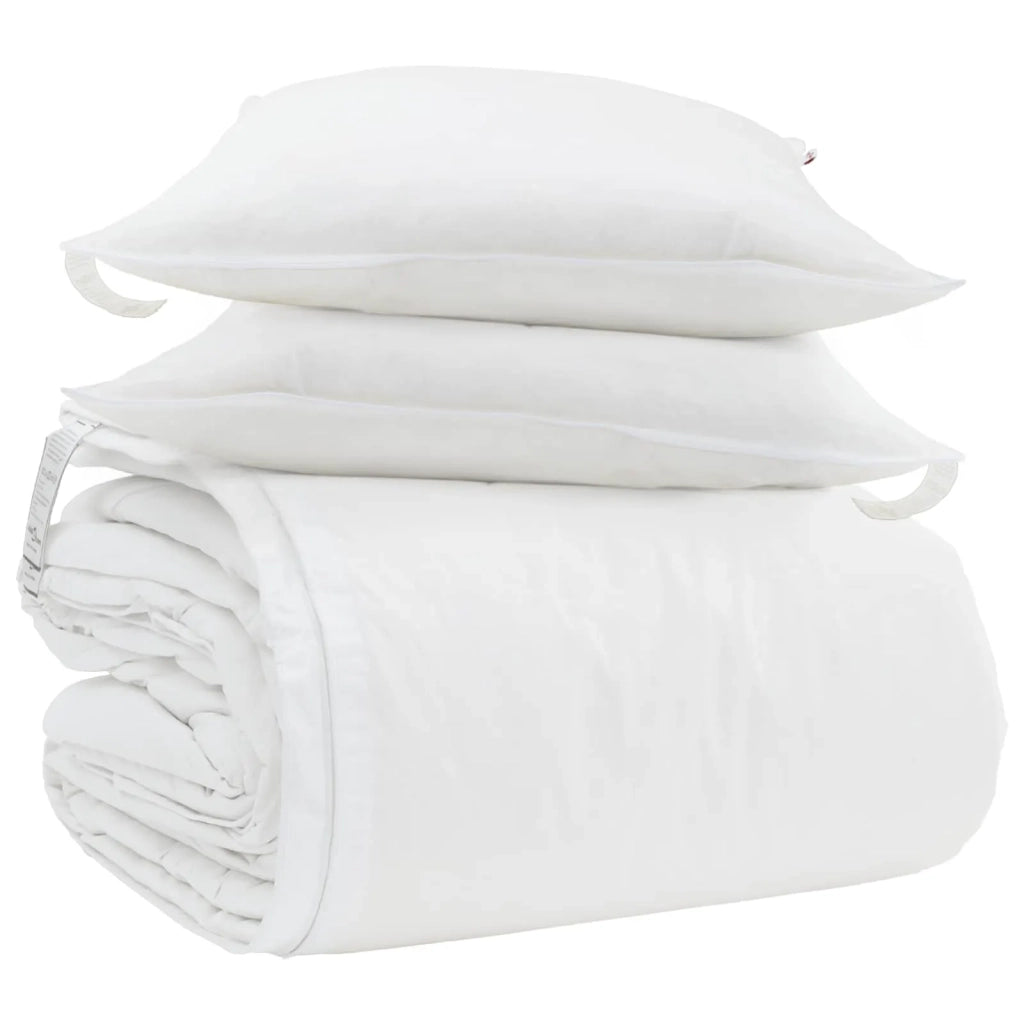 Set di Piumoni con cuscino 3 pcs Bianco Piuma d'anatra 3377189