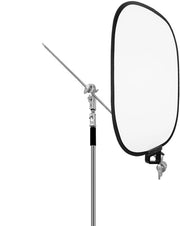 Pannello di diffusione della luce 72x90 cm - Pieghevole - Borsa da trasporto - Maniglia in alluminio - Leggero - Installazione rapida - Riflettore per la fotografia