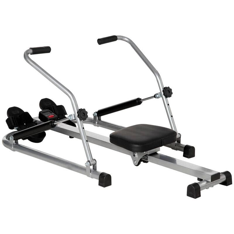 VOGATORE PIEGHEVOLE 4 LIVELLI DI RESISTENZA E DISPLAY ACCIAIO E ABS 129X70X70 CM