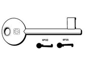 CHIAVI PATENT PASSEPARTOUT BONAITI, ISEO, MP- - 6P3D dx (ex 5012) - 5 pezzi SILCA