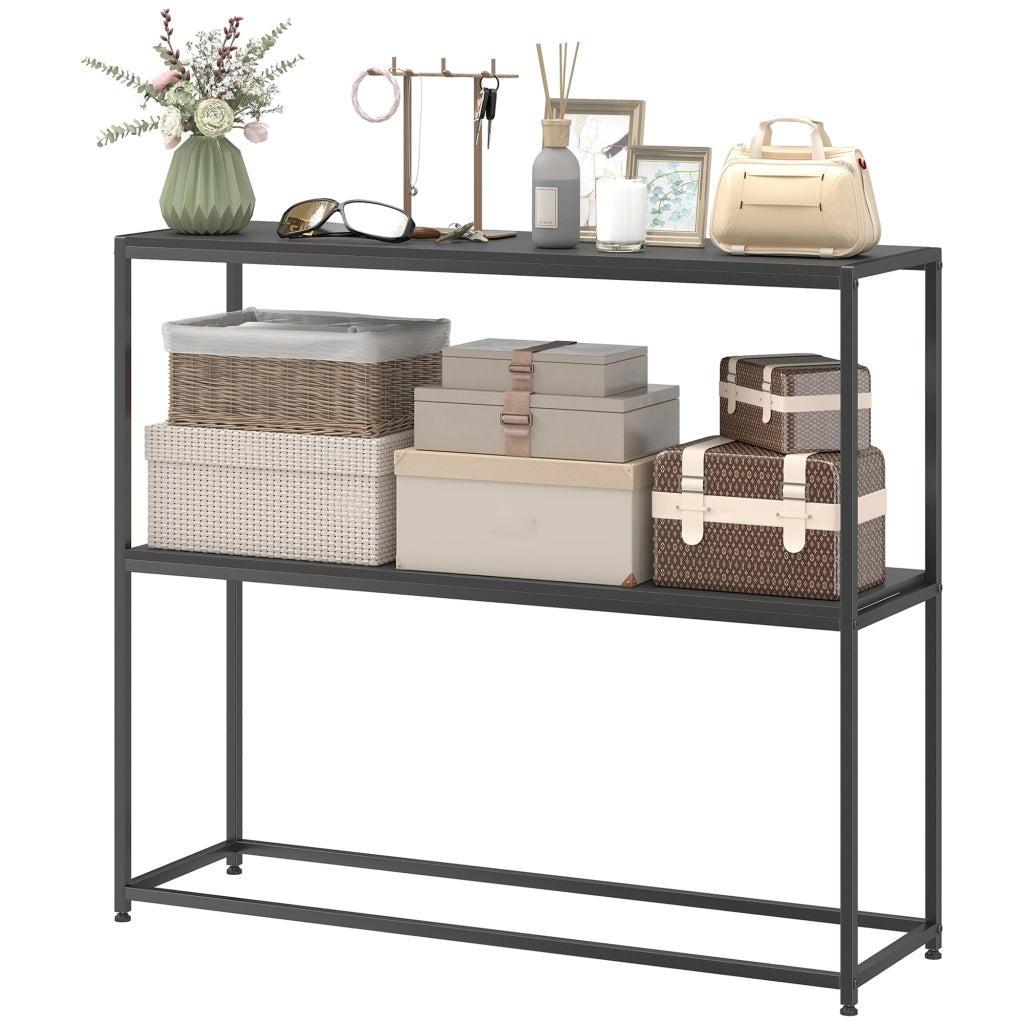 Tavolo consolle ¨C zephmum ¨C 100x30x87 cm nero
