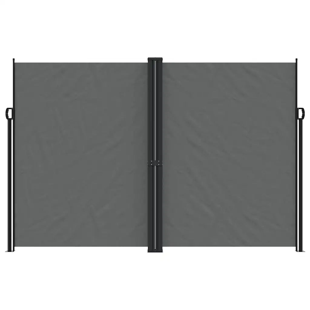 Tenda da Sole Laterale Retrattile-Tenda parasole per balcone per giardino Antracite 220x1200 cm 434864
