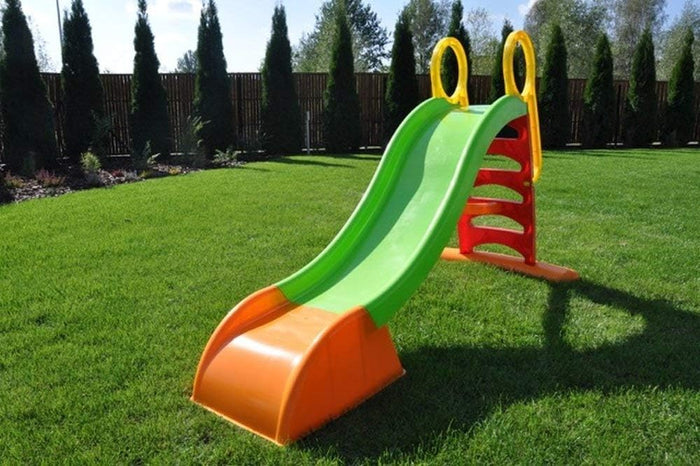 Sport1 scivolo per bambini 5 gradini con innesto acqua. Scivolo da giardino per bambini con più di 1 anno, super resiste