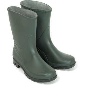 STIVALI DA LAVORO PVC BASSO GOMMA VERDE IMPERMEABILI AGRICOLTURA CACCIA PESCA N.43 4F